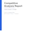 deliver a comprehensive competitive analysis report